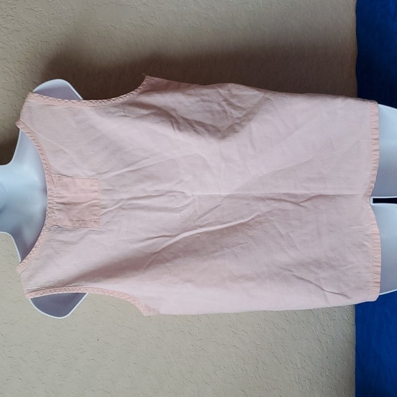 Large pink sleeveless tank top 100% Cotton GinTonic VTG - Picture 3 of 8